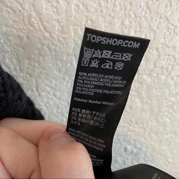 Topshop navy cardigan - Picture 8 of 10